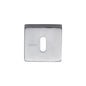 Sorrento Concealed Square Keyhole Escutcheon by M Marcus - Heritage Brass