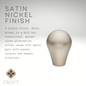 Croft - Shell Turn & Release on Raised Edge Covered Rose 2265 by Croft Ironmongery