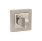 Senza Pari WC Turn and Release on Square Rose - Satin Nickel/Polished Nickel - Default