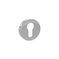 Senza Pari Euro Escutcheons on Minimal Round Rose - Polished Chrome - Default