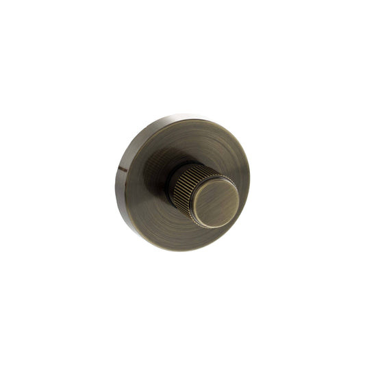 Senza Pari Linear WC Turn and Release on Minimal Round Rose - Antique Brass - Default