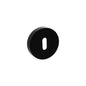 Senza Pari Key Escutcheons on Round Rose - Matt Black - Default