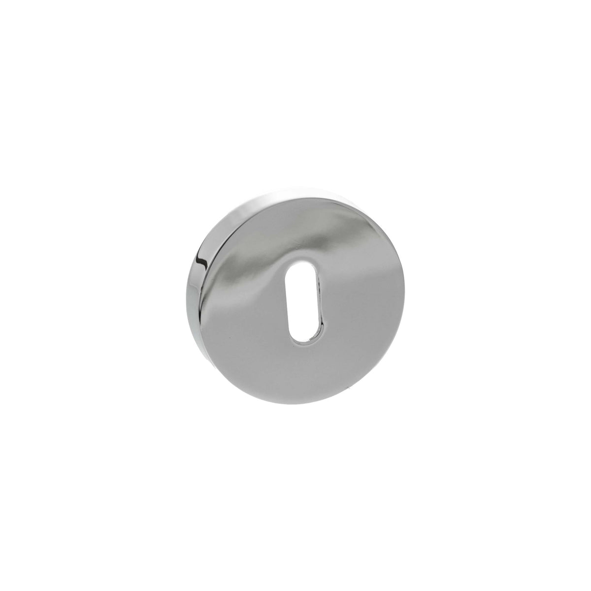 Senza Pari Key Escutcheons on Round Rose - Polished Chrome - Default