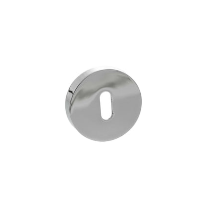 Senza Pari Key Escutcheons on Round Rose - Polished Chrome - Default