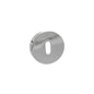 Senza Pari Key Escutcheons on Round Rose - Polished Chrome - Default