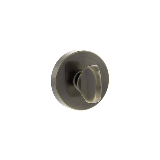 Senza Pari WC Turn and Release on Minimal Round Rose - Antique Brass - Default