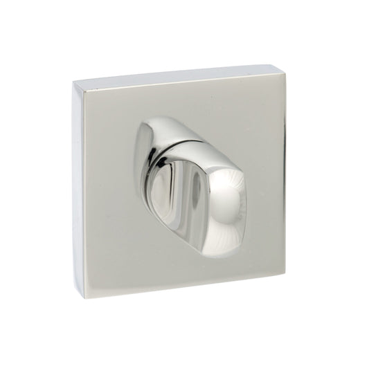 Senza Pari WC Turn and Release *for use with ADBCE* on Flush Square Rose - Polished Chrome - *for use with ADBCE*