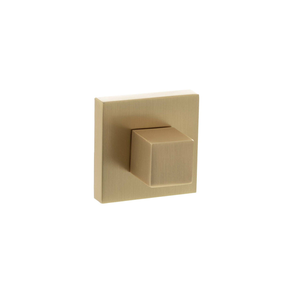 Senza Pari WC Turn and Release on Minimal Square Rose - Satin Brass - Default