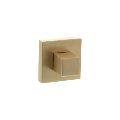 Senza Pari WC Turn and Release on Minimal Square Rose - Satin Brass - Default