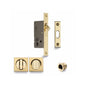 Sliding Lock with Square Privacy Turns by M Marcus - Heritage Brass