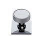 Florence Knurled Cabinet Knob with Square Backplate by M Marcus - Heritage Brass