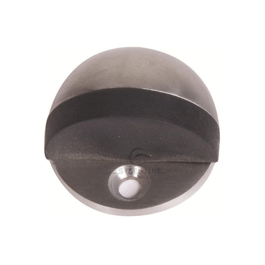 Steel Line Shielded Door Stop by M Marcus - Heritage Brass