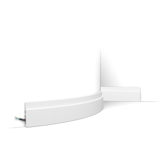 SX187F Orac Flexible Skirting Board by Orac Decor