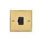 Elite Flat Plate Range Polished Brass Switches & Sockets, T01 - Unswitched Spur (13 Amp) by Heritage Brass By M-Marcus