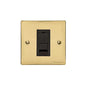 Elite Flat Plate Range Polished Brass Switches & Sockets, T01 - 1 Gang RJ11 by Heritage Brass By M-Marcus