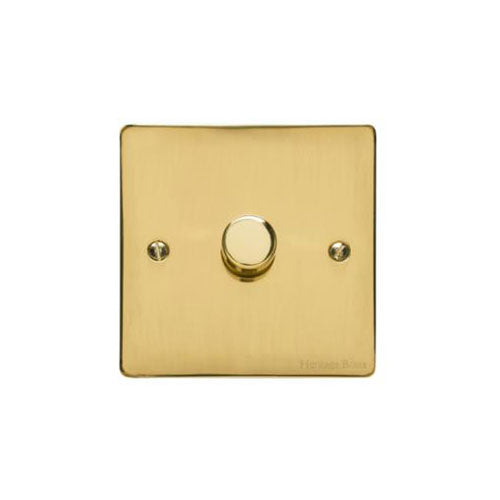 Elite Flat Plate Range Matt Bronze Switches & Sockets, T09 - 1G Multi Location Secondary Dimmer by Heritage Brass By M-Marcus