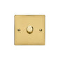 Elite Flat Plate Range Matt Bronze Switches & Sockets, T09 - 1G Multi Location Secondary Dimmer by Heritage Brass By M-Marcus