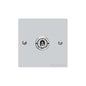 Elite Flat Plate Range Polished Chrome Switches & Sockets, T02 - 1 Gang Intermediate Toggle Switch by Heritage Brass By M-Marcus