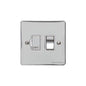 Elite Flat Plate Range Polished Chrome Switches & Sockets, T02 - Switched Spur (13 Amp) by Heritage Brass By M-Marcus