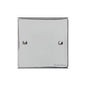 Elite Flat Plate Range Polished Chrome Switches & Sockets, T02 - Single Blank Plate by Heritage Brass By M-Marcus