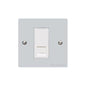 Elite Flat Plate Range Polished Chrome Switches & Sockets, T02 - 1 Gang RJ11 by Heritage Brass By M-Marcus