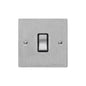 Elite Flat Plate Range Satin Chrome Switches & Sockets, T03 - 20A Double Pole Switch by Heritage Brass By M-Marcus