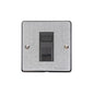 Elite Flat Plate Range Satin Chrome Switches & Sockets, T03 - 1 Gang RJ45 by Heritage Brass By M-Marcus