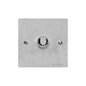 Elite Flat Plate Range Satin Chrome Switches & Sockets, T03 - 1 Gang Dimmer 400 watts (Compatible with halogen/ incandescent bulbs) by Heritage Brass By M-Marcus