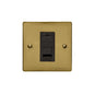 Elite Flat Plate Range Satin Brass Switches & Sockets, T04 - 1 Gang RJ45 by Heritage Brass By M-Marcus