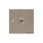 Elite Flat Plate Range Satin Nickel Switches & Sockets, T05 - 1 Gang Intermediate Toggle Switch by Heritage Brass By M-Marcus