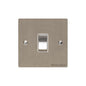 Elite Flat Plate Range Satin Nickel Switches & Sockets, T05 - 20A Double Pole Switch by Heritage Brass By M-Marcus