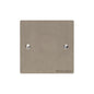 Elite Flat Plate Range Satin Nickel Switches & Sockets, T05 - Single Blank Plate by Heritage Brass By M-Marcus