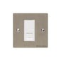 Elite Flat Plate Range Satin Nickel Switches & Sockets, T05 - 1 Gang RJ45 by Heritage Brass By M-Marcus