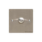 Elite Flat Plate Range Satin Nickel Switches & Sockets, T05 - 1G Multi Location Primary Dimmer by Heritage Brass By M-Marcus