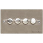 Elite Flat Plate Range Satin Nickel Switches & Sockets, T05 - 4 Gang Dimmer 250 watts (Compatible with halogen/ incandescent bulbs) by Heritage Brass By M-Marcus