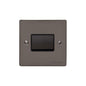 Elite Flat Plate Range Polished Black Nickel Switches & Sockets, T06 - 6A Triple Pole Fan Isolator Switch by Heritage Brass By M-Marcus