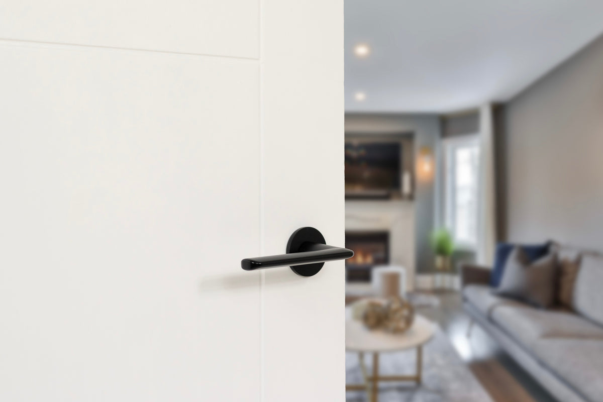 Tupai Rapido 5S Line Tavira Lever Door Handle on 5mm Slimline Round Rose - additional image
