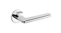 Tupai Rapido 5S Line Tavira Lever Door Handle on 5mm Slimline Round Rose - Bright Polished Chrome - Default