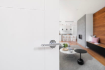 Tupai Rapido 5S Line Tavira Lever Door Handle on 5mm Slimline Round Rose - additional image