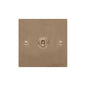 Elite Flat Plate Range Antique Brass Switches & Sockets, T91 - 1 Gang Intermediate Toggle Switch by Heritage Brass By M-Marcus