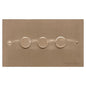 Elite Flat Plate Range Antique Brass Switches & Sockets, T91 - 3G Multi Location Secondary Dimmer by Heritage Brass By M-Marcus