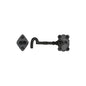 Tudor Cabin Hook Black Iron by M Marcus - Heritage Brass
