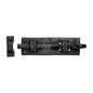 Tudor Door Bolt Straight Black Iron - Black Antique - 102 mm