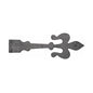 Tudor Dummy Strap Hinge 12" by M Marcus - Heritage Brass