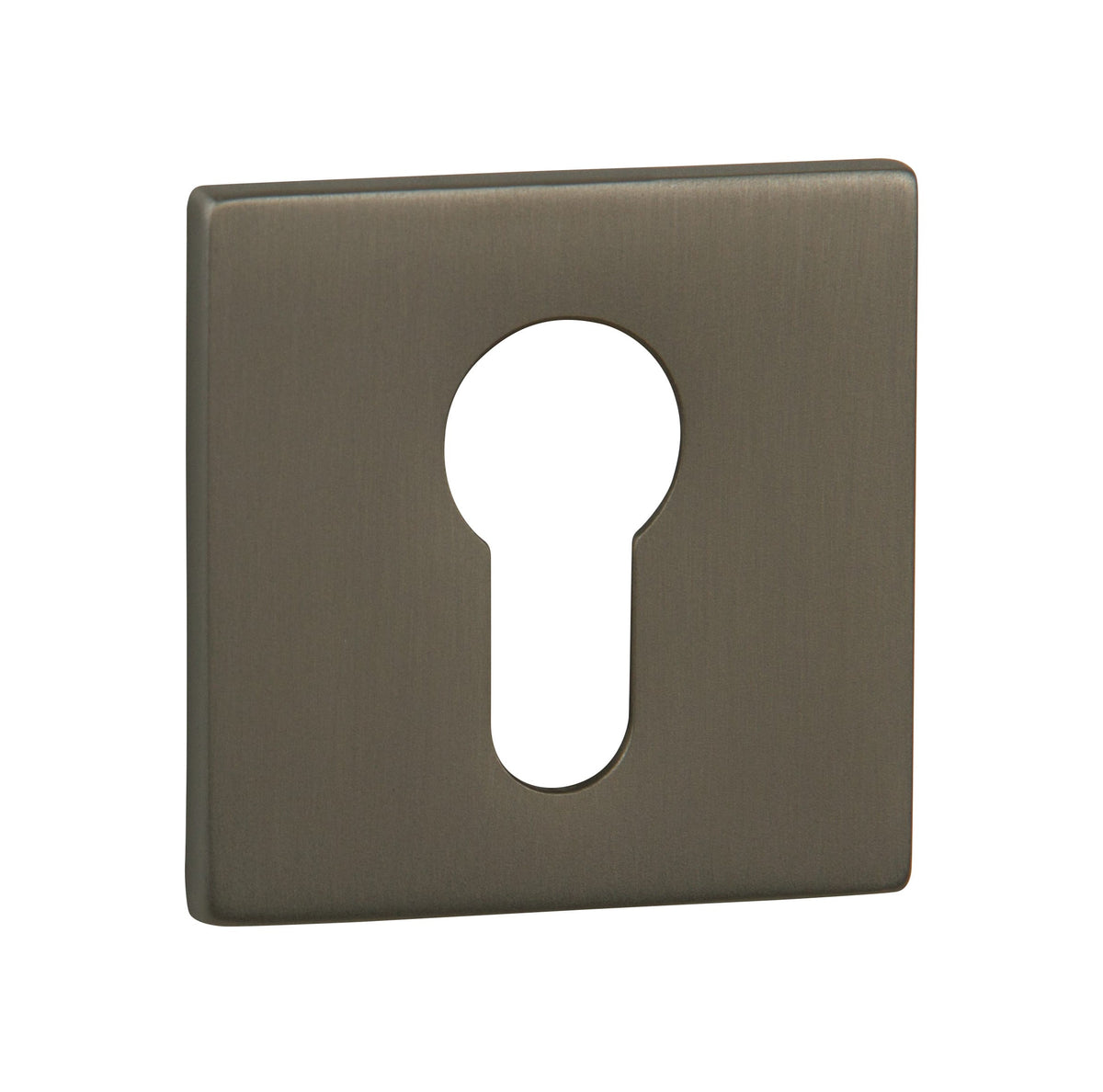 Tupai Rapido 5S Line Euro Escutcheons on 5mm Slimline Square Rose - Titanium - Default