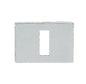 Tupai Rapido RetaLine/VersaLine Key Escutcheons on Long Rose - Bright Polished Chrome - Default