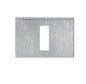Tupai Rapido RetaLine/VersaLine Key Escutcheons on Long Rose - Satin Chrome - Default