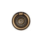 Floral Ring Pull by M Marcus - Heritage Brass