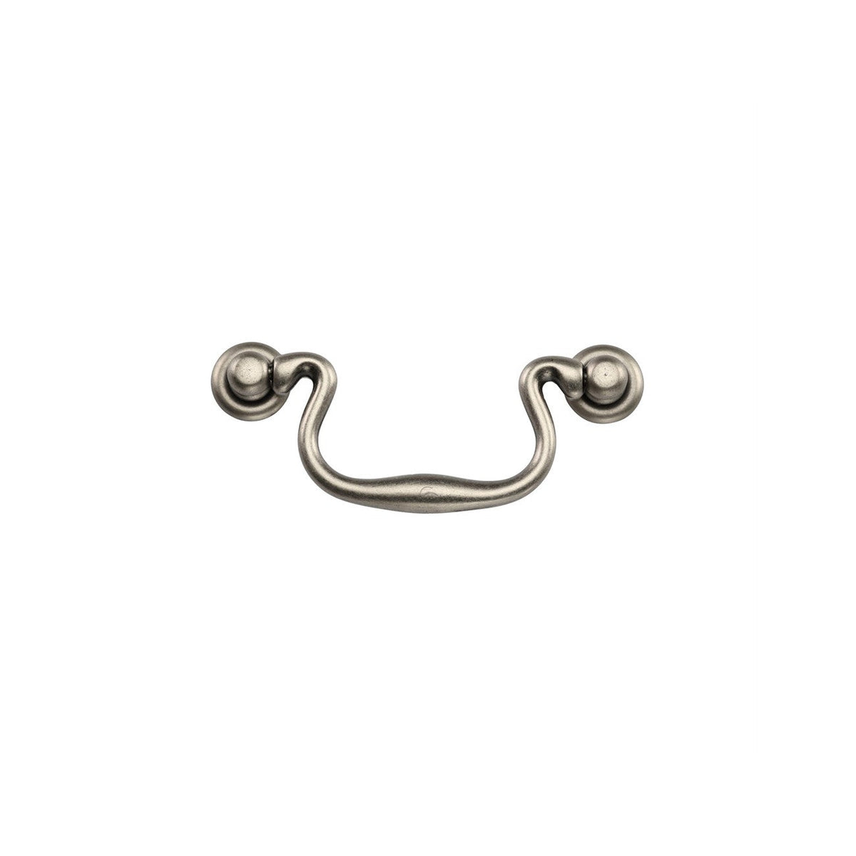 Classic Swan Drawer Drop Pull by M Marcus - Heritage Brass