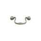 Classic Swan Drawer Drop Pull by M Marcus - Heritage Brass